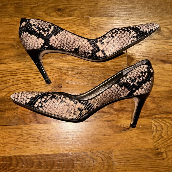 Sam Edelman - Women’s Heels - Snake Print Pointed Toe - Size 7.5 - Black - Picture 4 of 14